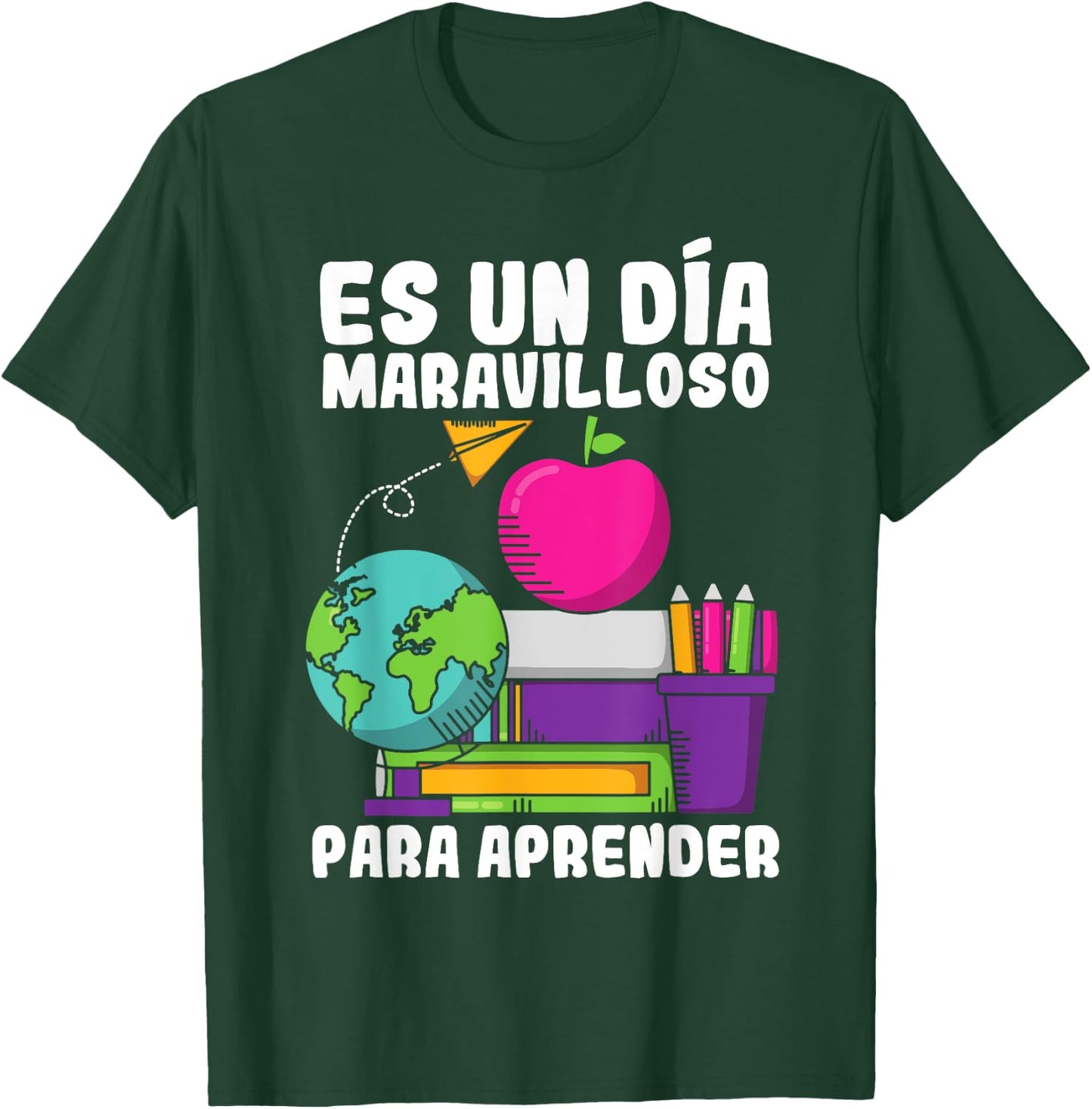 Maestras Spanish Teacher Maestra Hispanic Teacher Espanol Women Girls Kids T-Shirt - T-Shirt | Forest