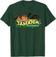I'd Rather Be In Jamaica The Caribbean - Vintage Souvenir T-Shirt - T-Shirt | Forest