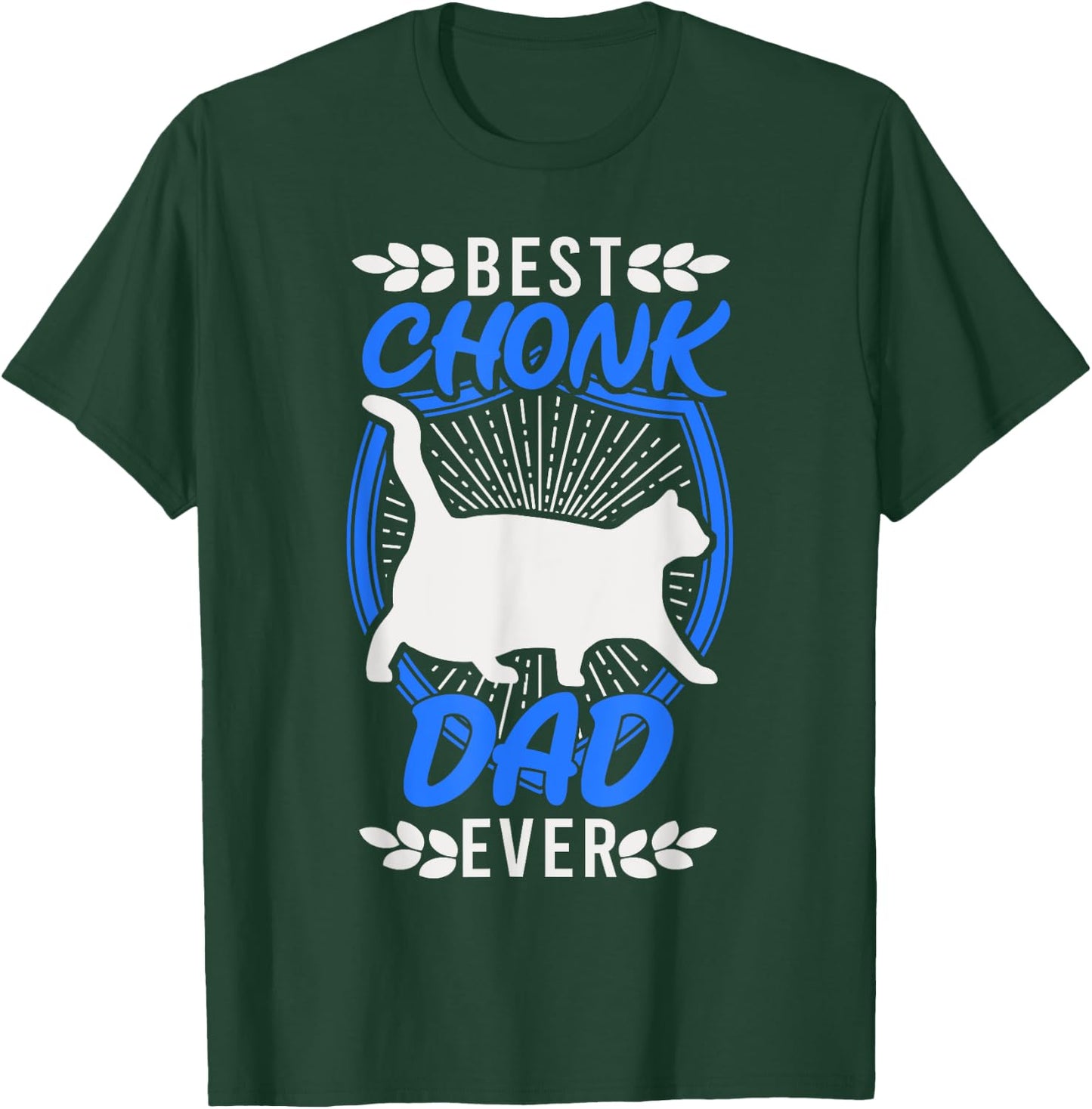 Chonk Dad Chonk Scale Cat Retro Chonky Memes Men T-Shirt - T-Shirt | Forest