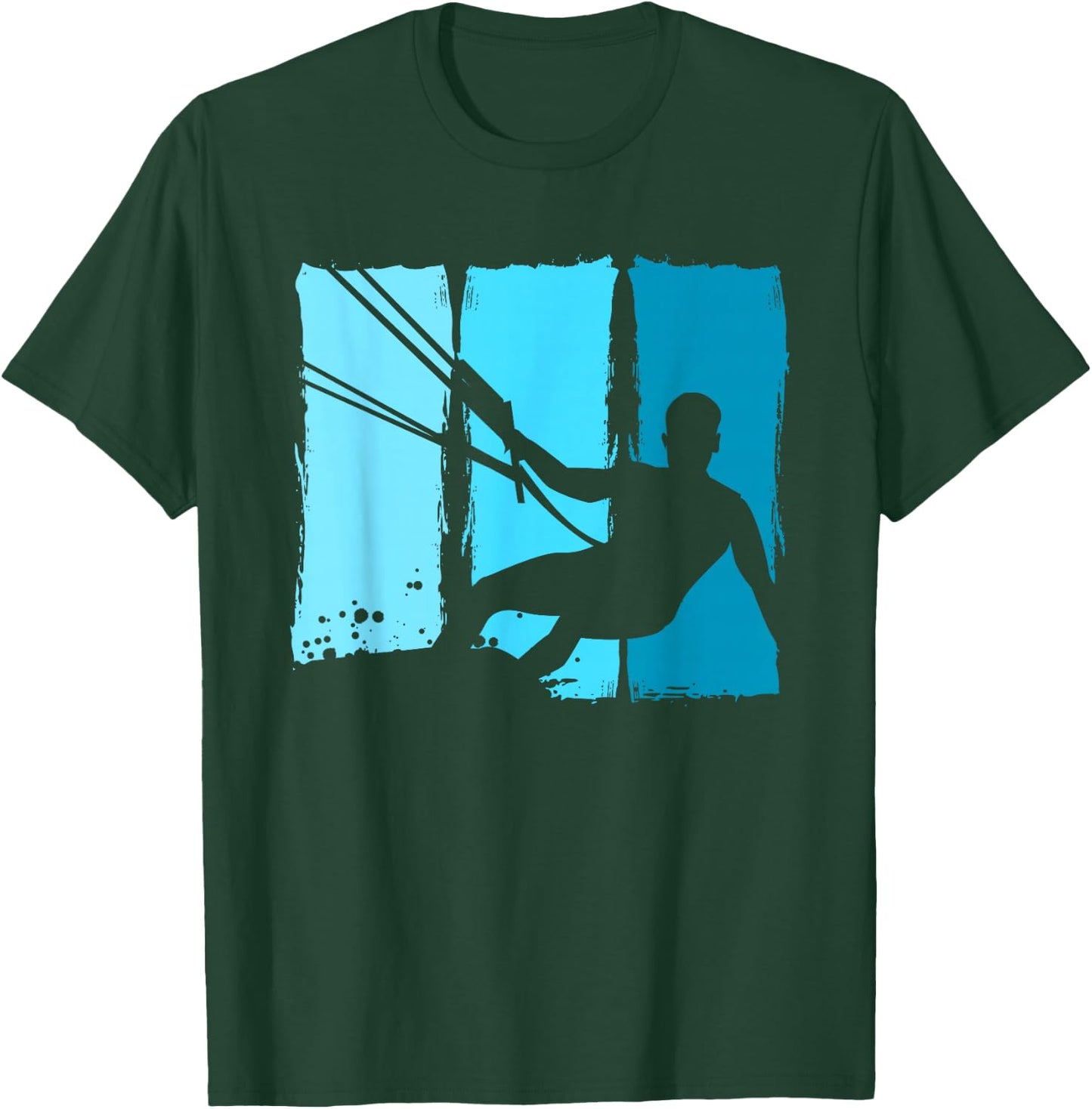 Kitesurf Board Trainer Kite Kiteboarding Kitesurfing T-Shirt - T-Shirt | Forest