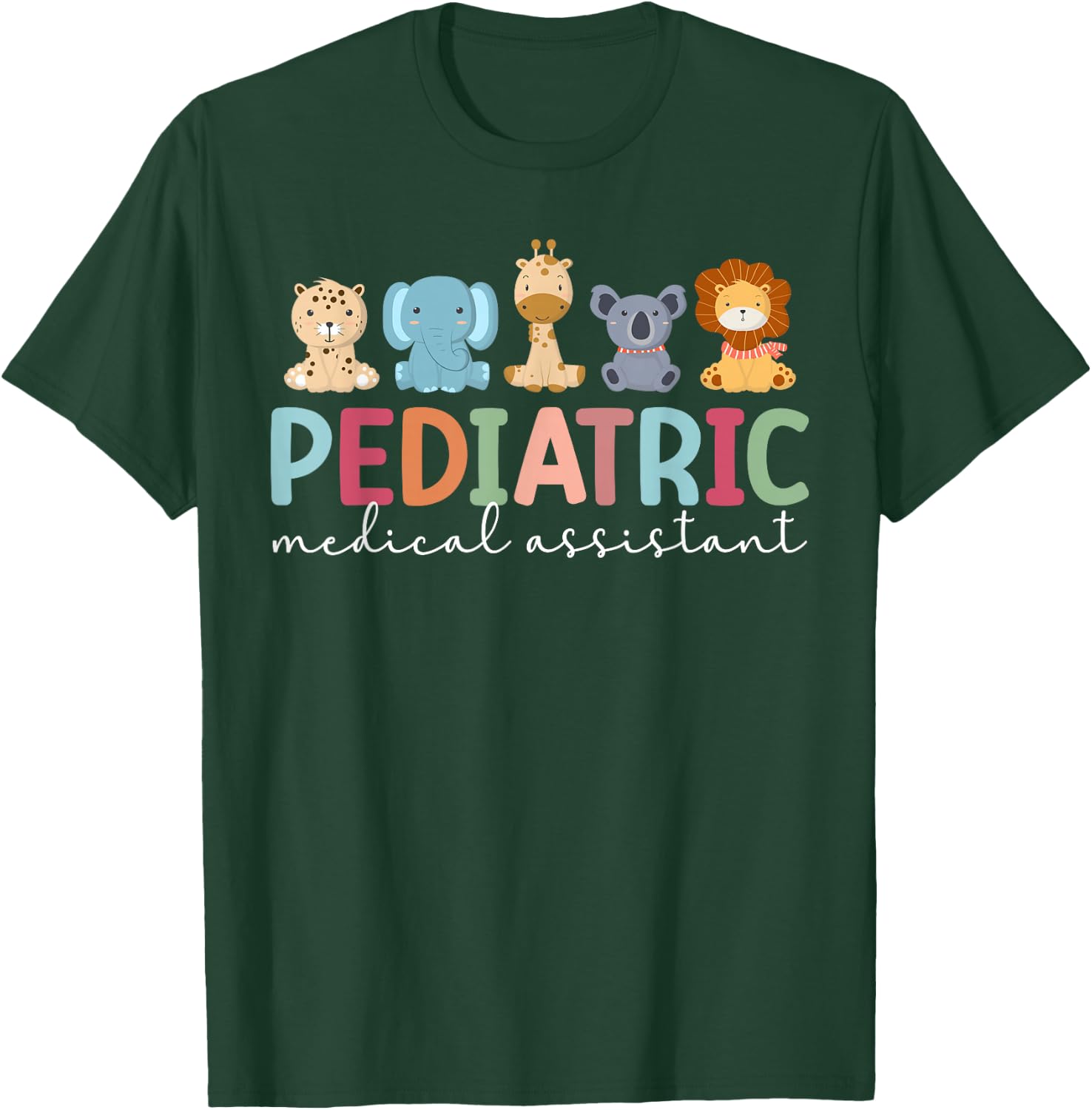 Pediatric Medical Assistant Boho Peds Medical Assistant T-Shirt - T-Shirt | Forest