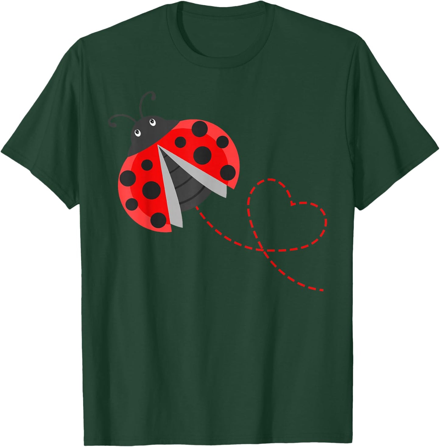 Ladybeetle Ladybugs Nature Lover Insect Fans Entomophile T-Shirt - T-Shirt | Forest