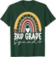 Third Grade Squad 3rd Grade Team Retro First Day of School T-Shirt - T-Shirt | Forest