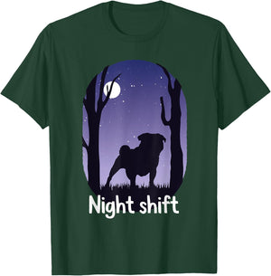 Pug Puggie-Dog T-Shirt - T-Shirt | Forest