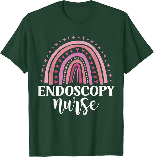 Endoscopy Nurse Colonoscopy Gastroenterology Nurse T-Shirt - T-Shirt | Forest