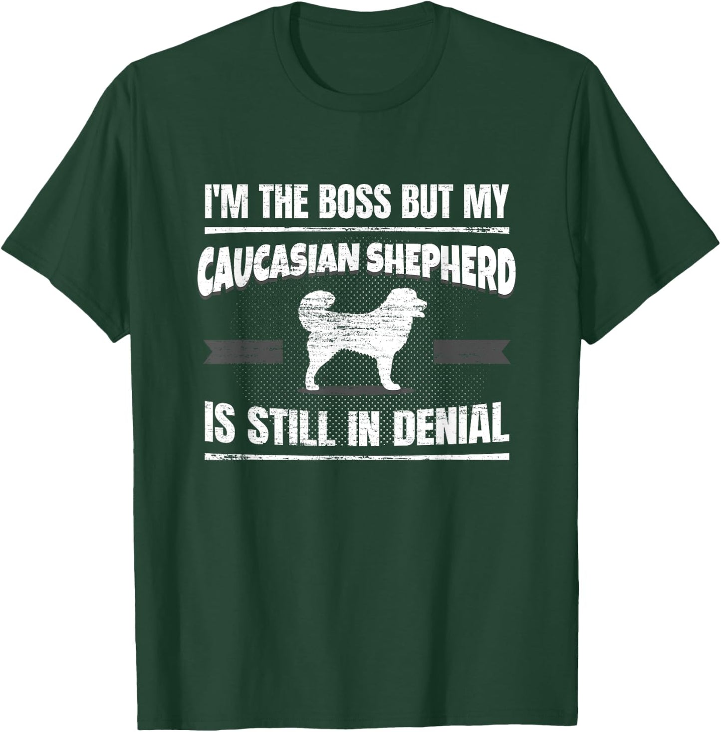 Caucasian Shepherd Dog Men Women T-Shirt - T-Shirt | Forest
