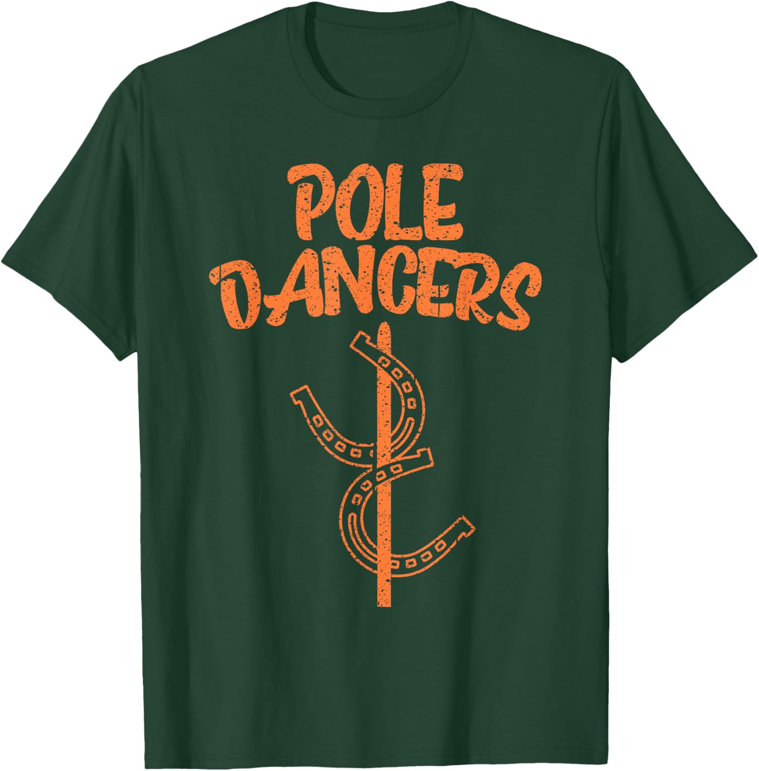 Funny Horseshoe Pitching Game Gift | Cute Throwers Men Women T-Shirt - T-Shirt | Forest