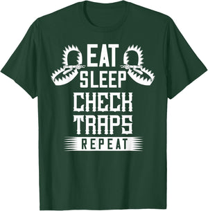 Trapper Trapping Gift Snare Trap Fur Traders T-Shirt - T-Shirt | Forest