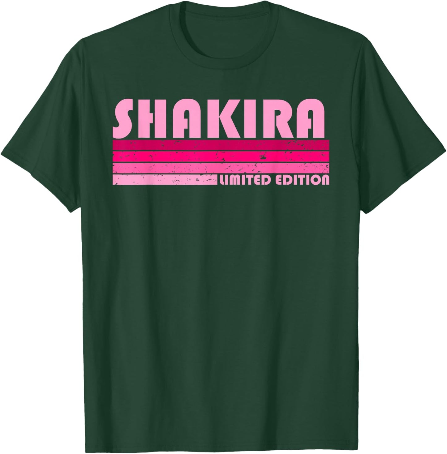 SHAKIRA Name Personalized Retro Vintage 80s 90s Birthday T-Shirt - T-Shirt | Forest