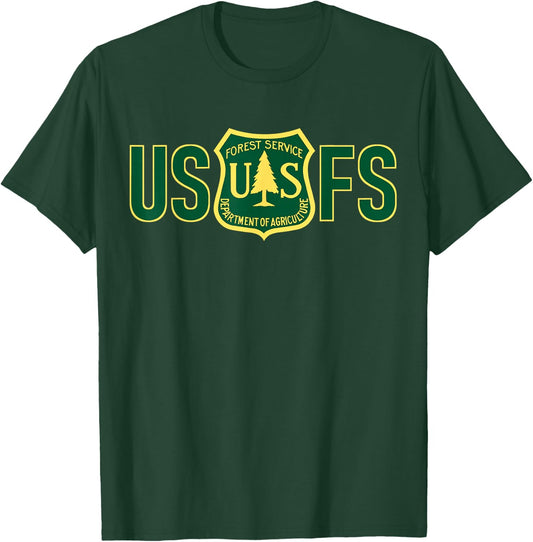 US United States Forest Service USFS Shield T-Shirt - T-Shirt | Forest