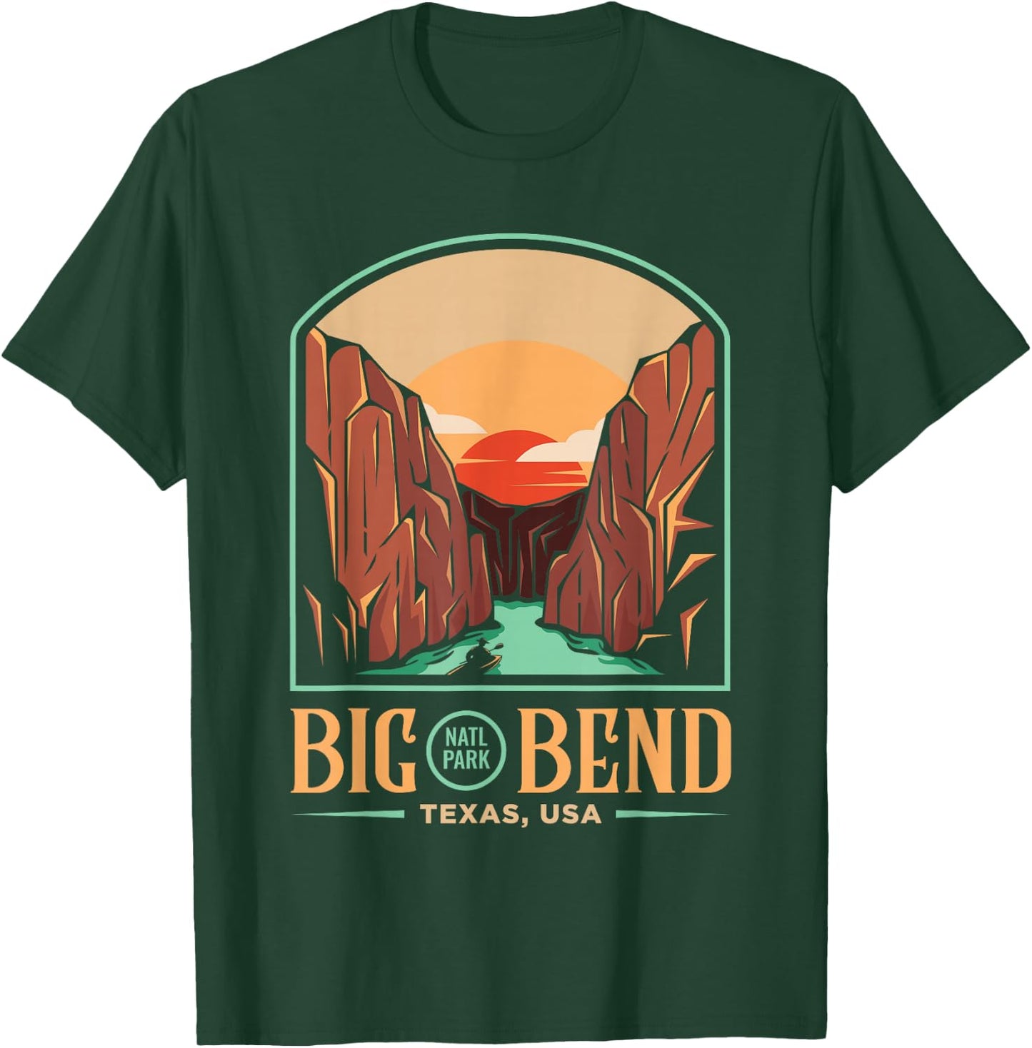 Big Bend National Park Brewster Texas US Gift T-Shirt - T-Shirt | Forest