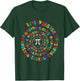 Colorful Pi Swirl - Pi Day & Math Lover Gift T-Shirt - T-Shirt | Forest
