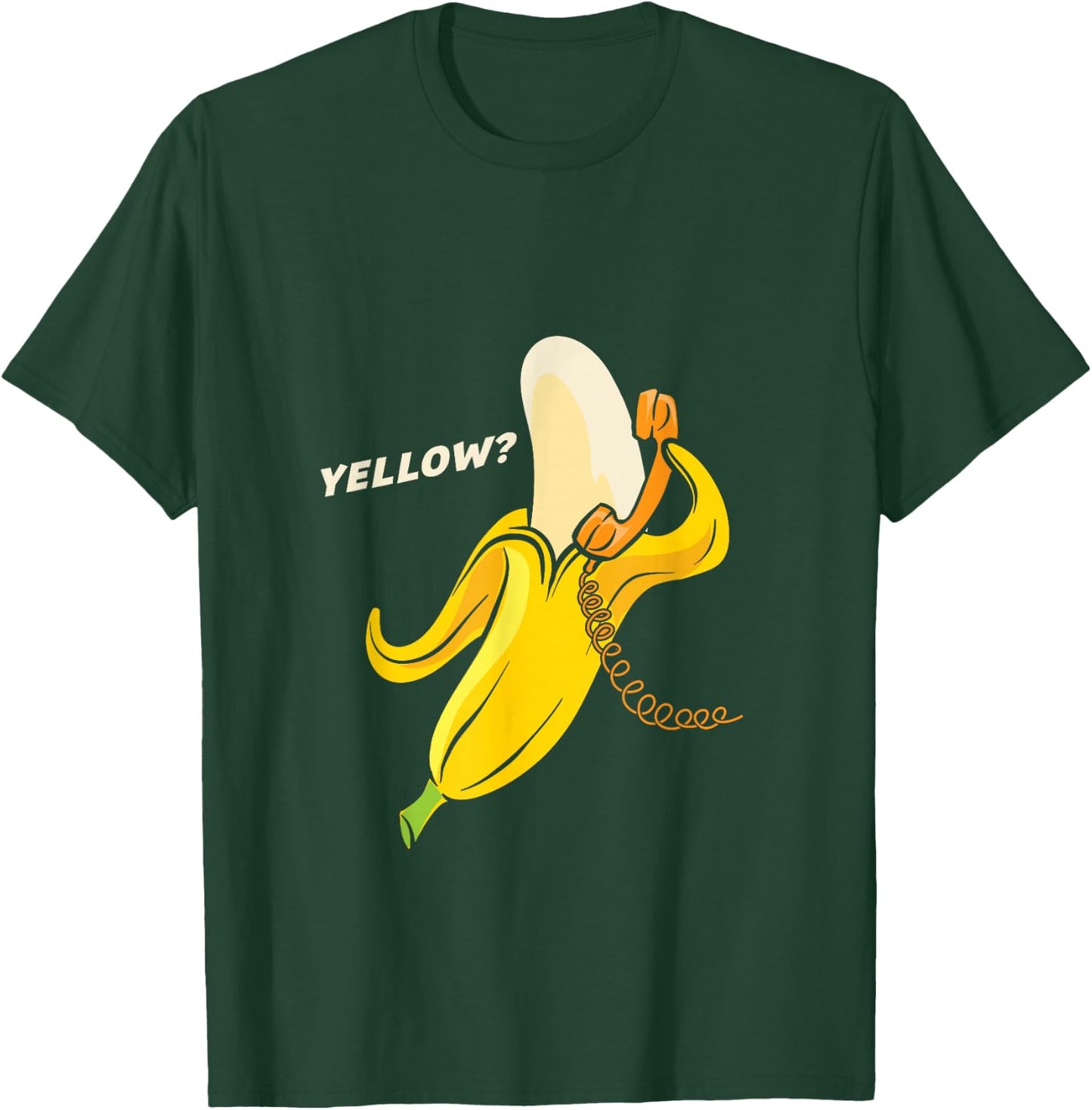 Healthy - Banana Yellow Phone Vegan - Market T-Shirt - T-Shirt | Forest