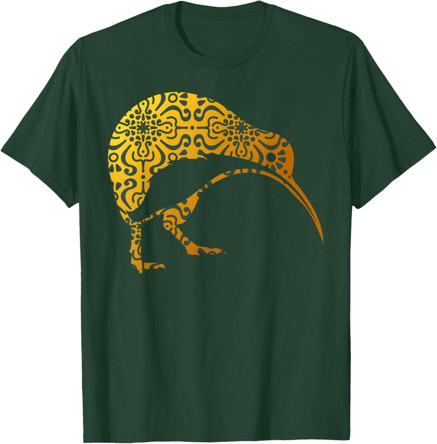 Maori Kiwi Tribal Aboriginal New Zealand Bird Art - Gift T-Shirt - T-Shirt | Forest
