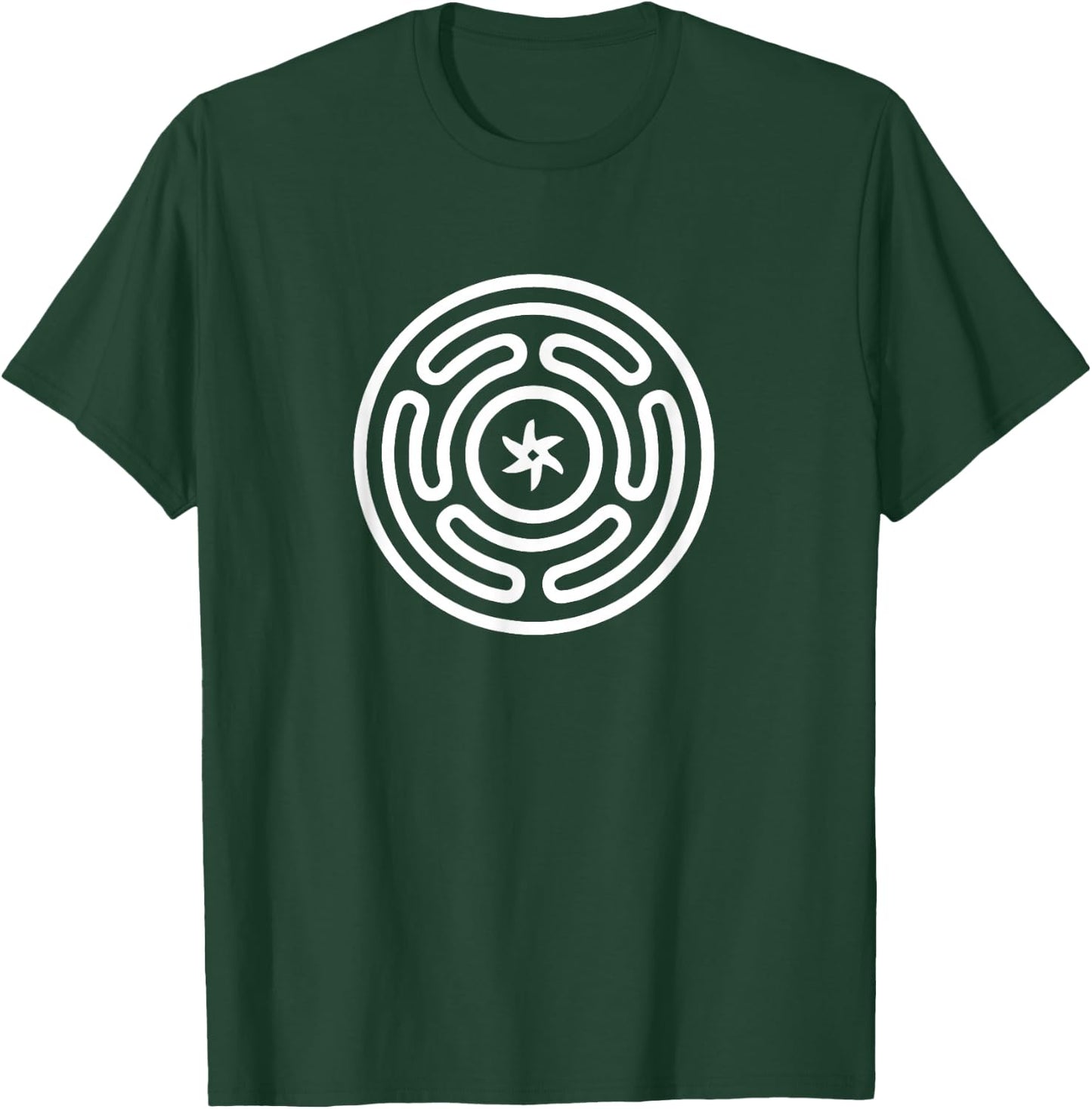 Hecate Wheel Goddess Symbol Magical Spiritual T-Shirt - T-Shirt | Forest