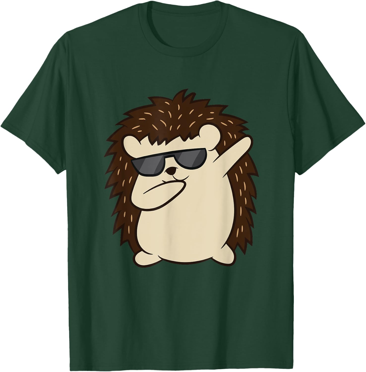 Dabbing Hedgehog Funny Hedgehog T-Shirt - T-Shirt | Forest