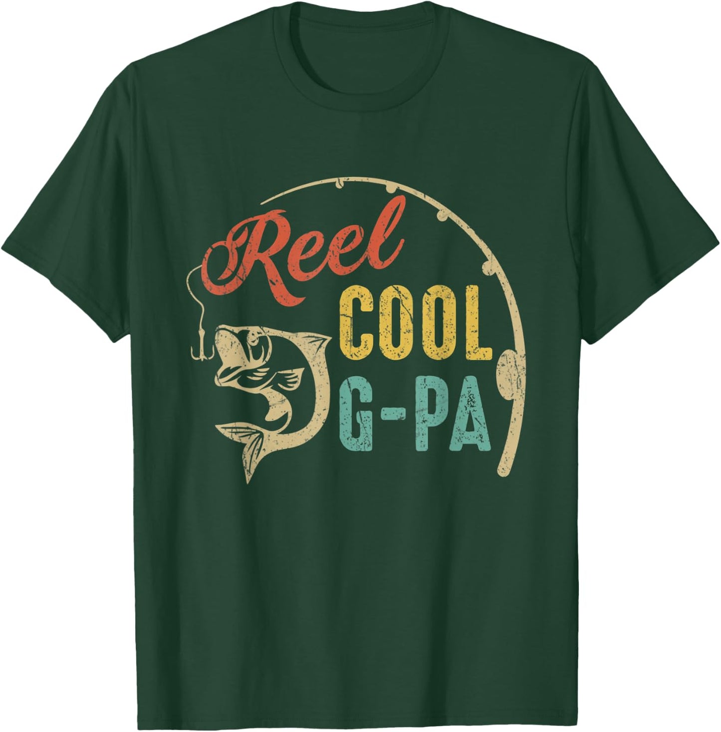 Father's Day Shirt Vintage Fishing Reel Cool G-Pa T-Shirt - T-Shirt | Forest