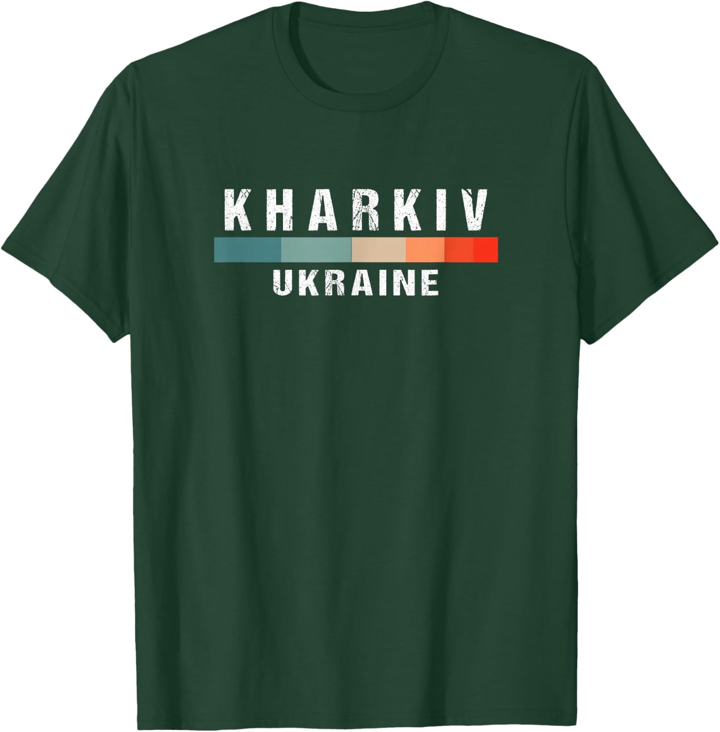 Kharkiv Ukraine City Trip T-Shirt - T-Shirt | Forest