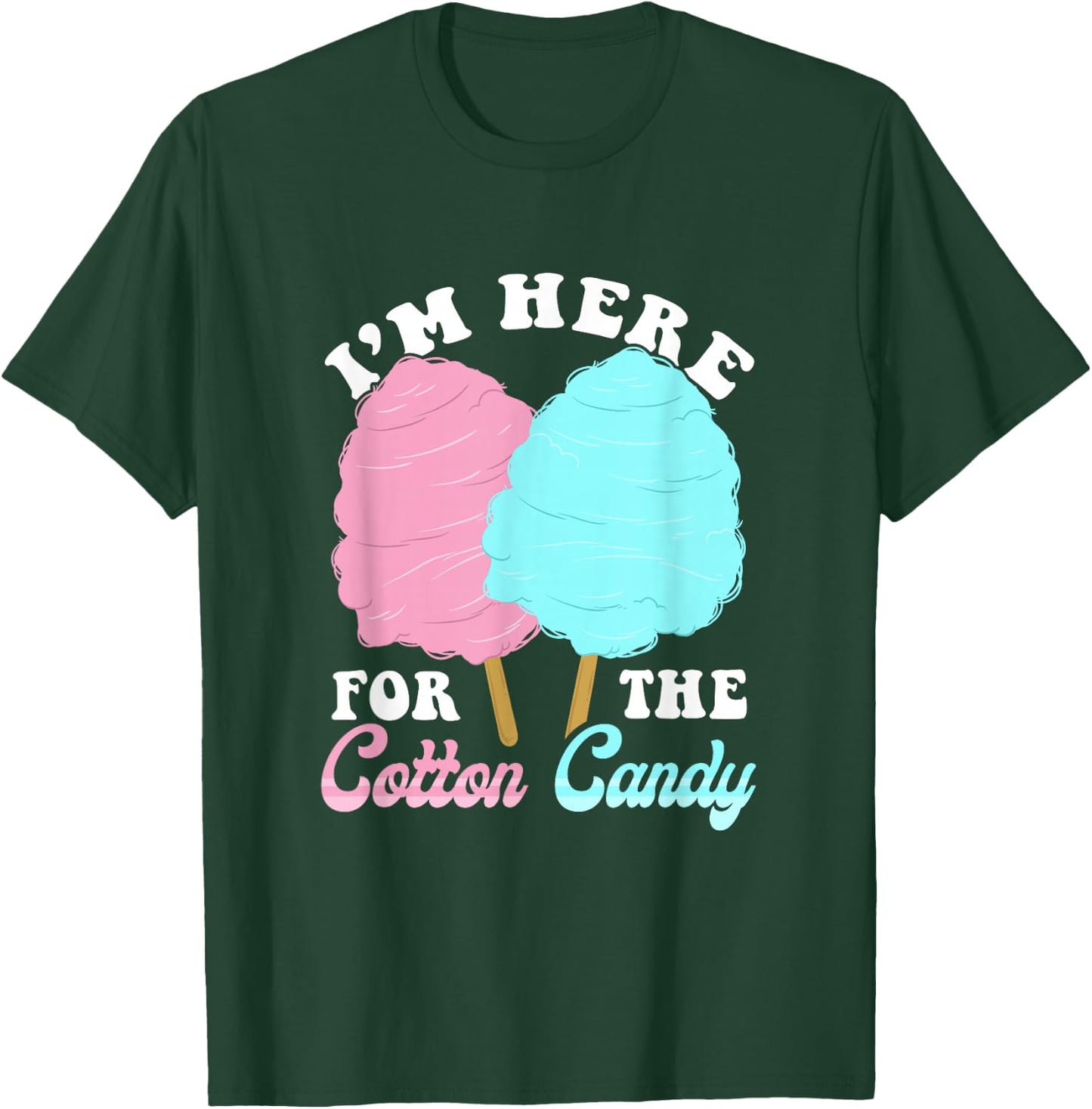 Cotton Candy Fair and Carnival Food T-Shirt - T-Shirt | Forest