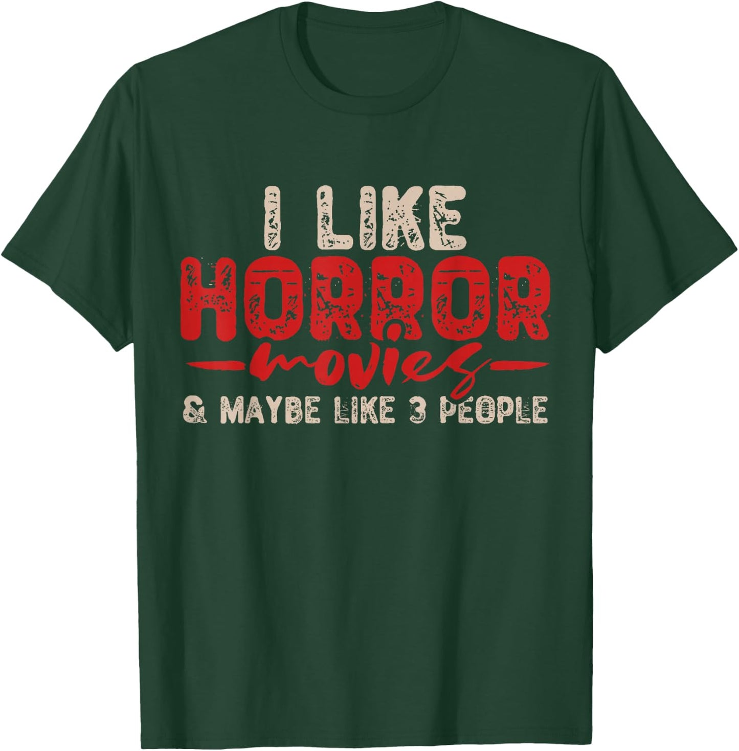 Horror Movie Gifts Adult Black Short Sleeve Small T-Shirt - T-Shirt | Forest