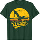 Vintage Wakeboard Sunset Fan Gift Wakeboarder wakeboarding T-Shirt - T-Shirt | Forest