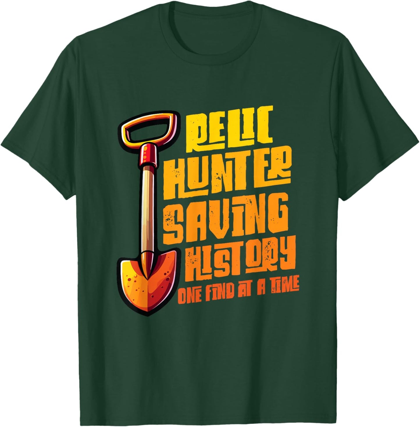 Funny Metal Detecting Relic Hunter Metal Detectorist T-Shirt - T-Shirt | Forest