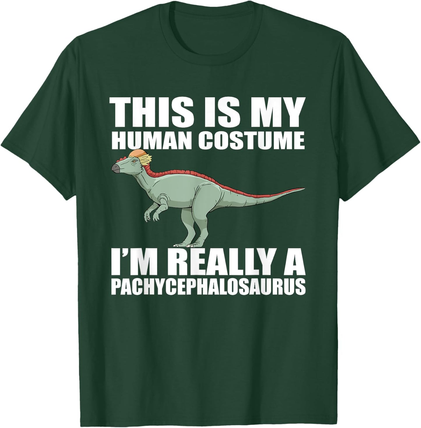 Pachycephalosaurus Dinosaur Costume T-Shirt - T-Shirt | Forest