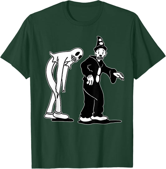 Koko the Clown and Ghost Creeping T-Shirt - T-Shirt | Forest