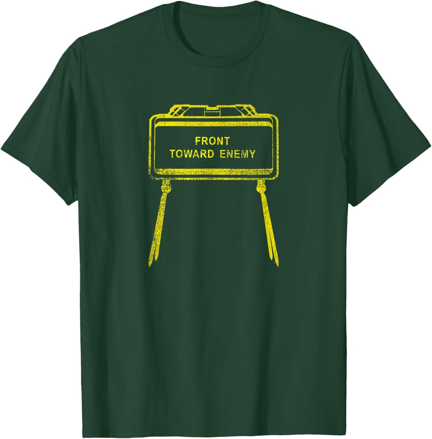 Military Front Toward Enemy M18A1 Claymore Mine T-Shirt - T-Shirt | Forest