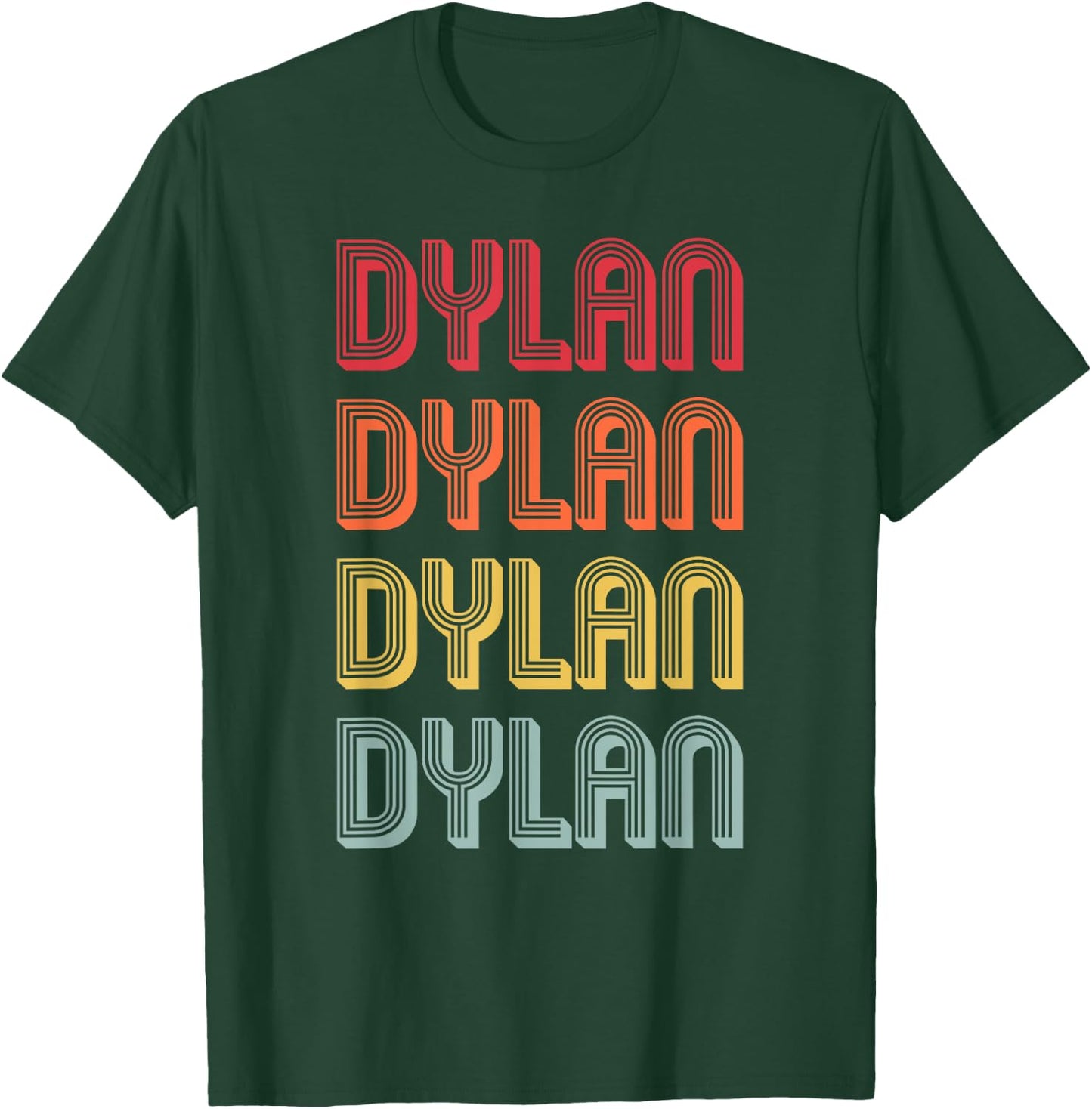 DYLAN Gift Name Personalized Funny Retro Vintage Birthday T-Shirt - T-Shirt | Forest