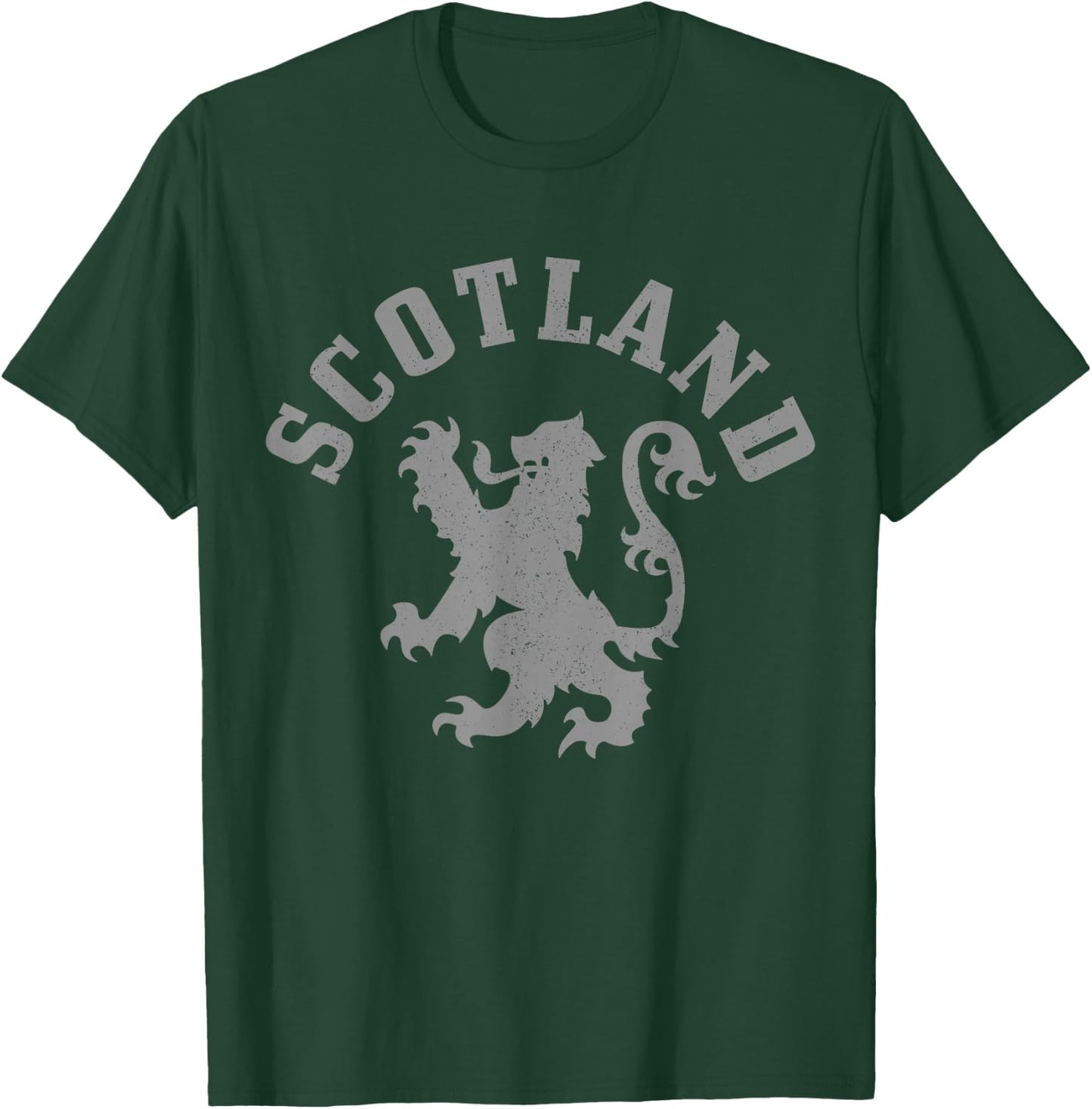 Scotland Vintage Lion Scotland Pride Gift UK T-Shirt - T-Shirt | Forest