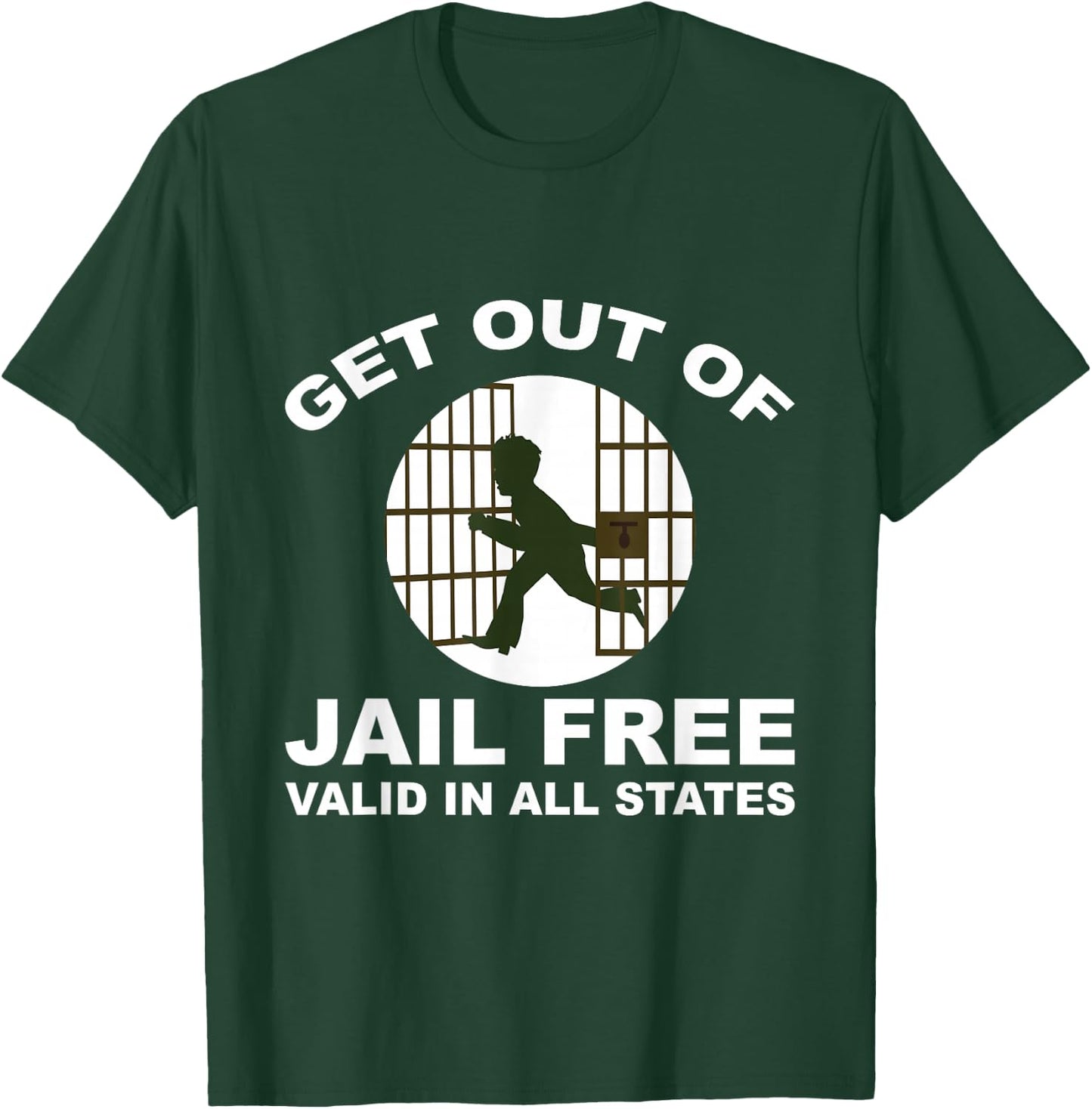 Get Out of Jail Free T-Shirt - T-Shirt | Forest
