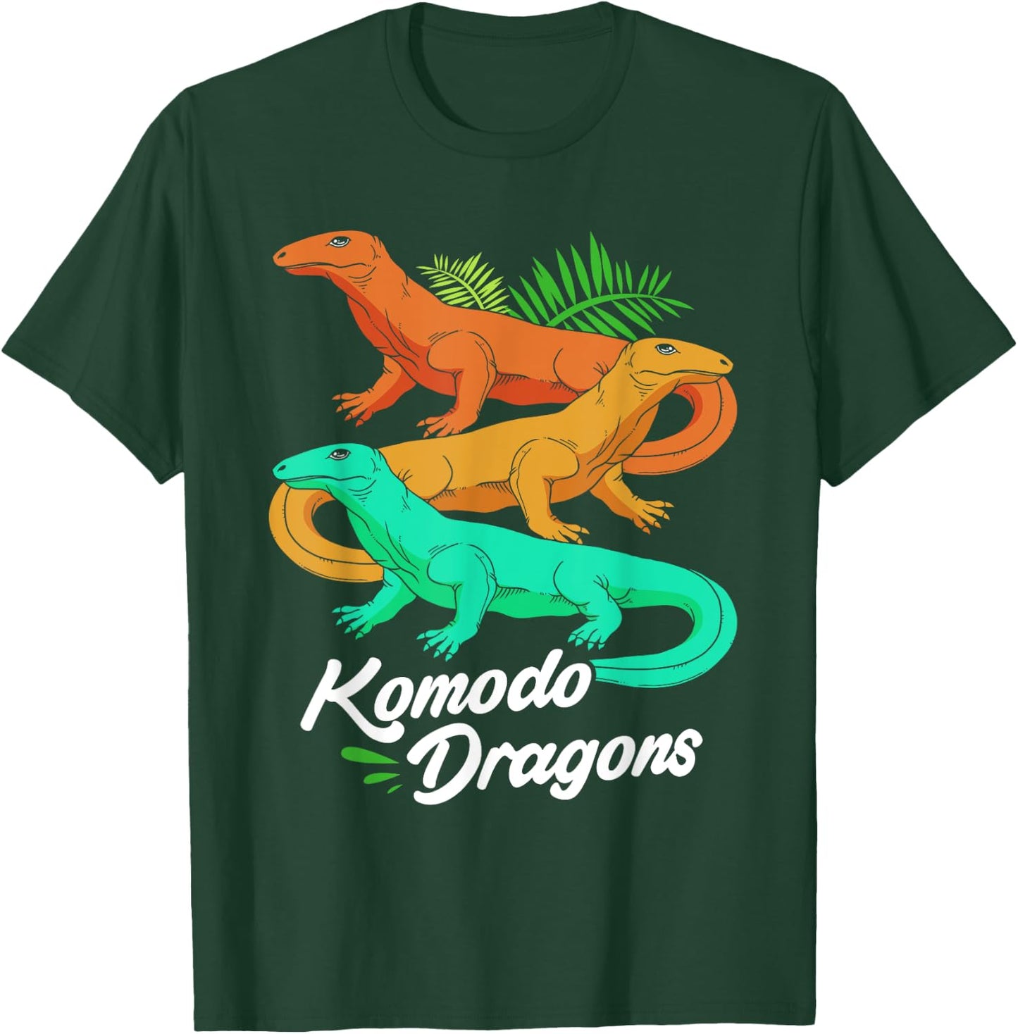 Reptiles Lizards Team Komodo Dragons T-Shirt - T-Shirt | Forest