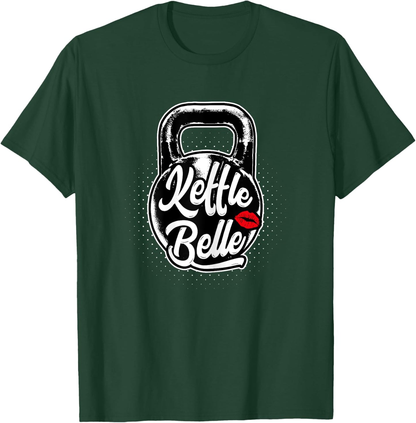 Kettlebell Kettle Belle Gym Training T-Shirt - T-Shirt | Forest