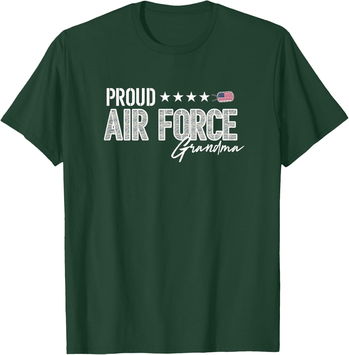ABU Proud Air Force Grandma T-Shirt - T-Shirt | Forest