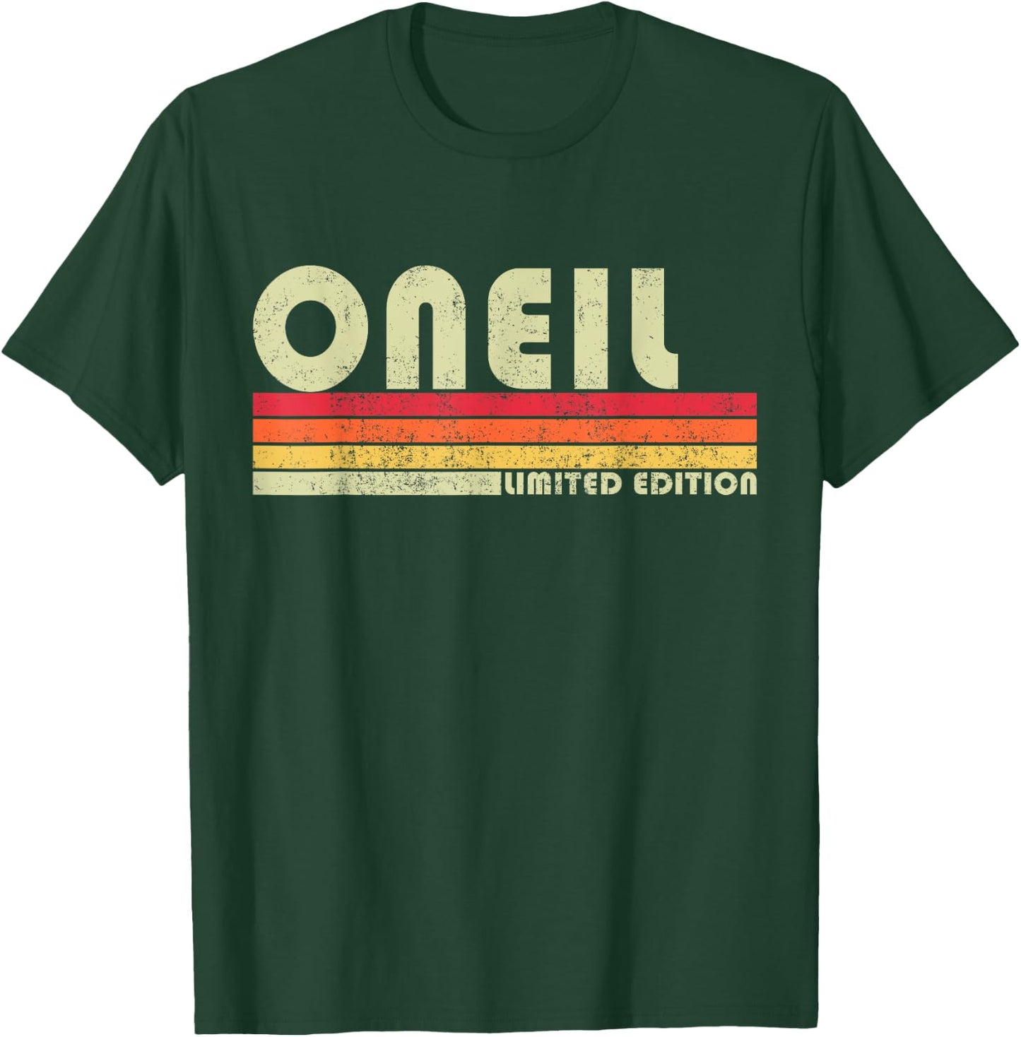 ONEIL Surname Funny Retro Vintage 80s 90s Gifts Men Women T-Shirt - T-Shirt | Forest