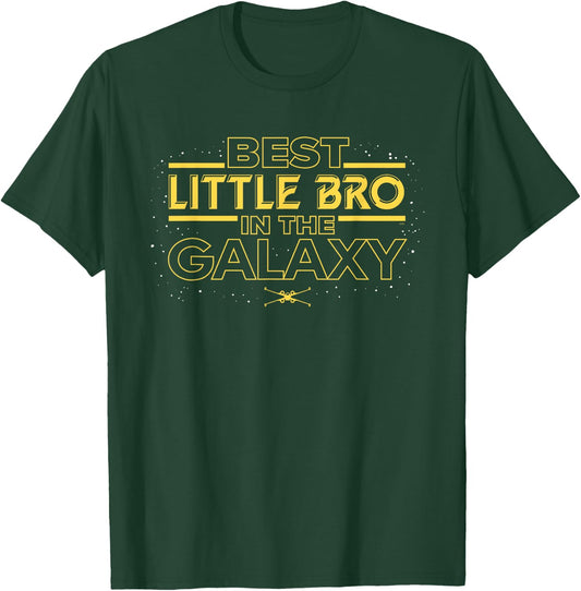 Star Wars Best Little Bro in the Galaxy Family Trip Birthday T-Shirt - T-Shirt | Forest
