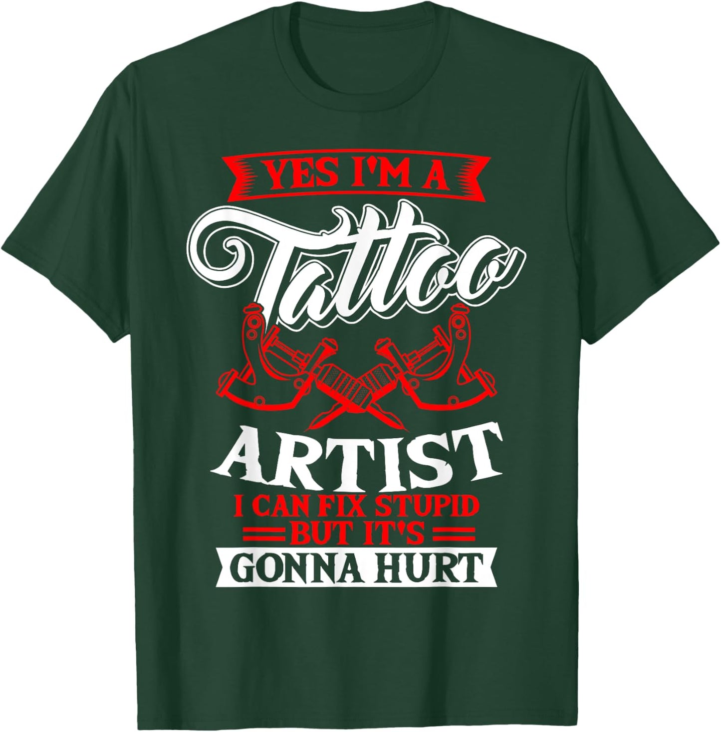 Tattoo Artist Tattooist Tattooing Symbolic Tattooed Pigment T-Shirt - T-Shirt | Forest