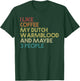 Dutch Warmblood Horse Owner Gift Coffee Lover Vintage Retro T-Shirt - T-Shirt | Forest