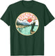 Bassquatch! Funny Bass Fishing Bigfoot on the Lake Sasquatch T-Shirt - T-Shirt | Forest