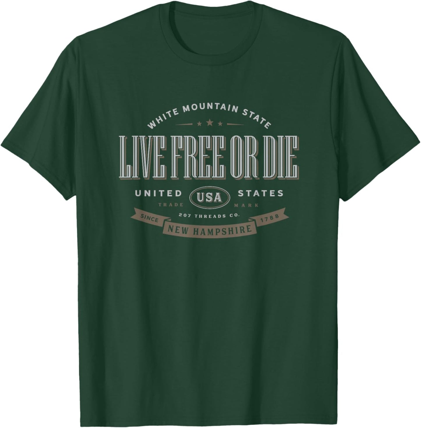 Live Free or Die T-Shirt - T-Shirt | Forest