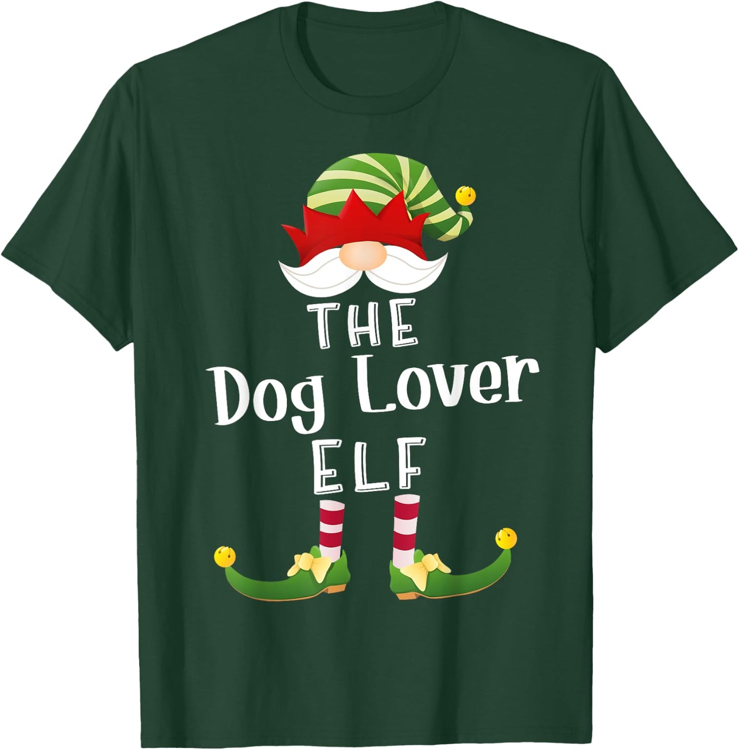 Dog Lover Elf Group Christmas Funny Pajama Party Women T-Shirt - T-Shirt | Forest