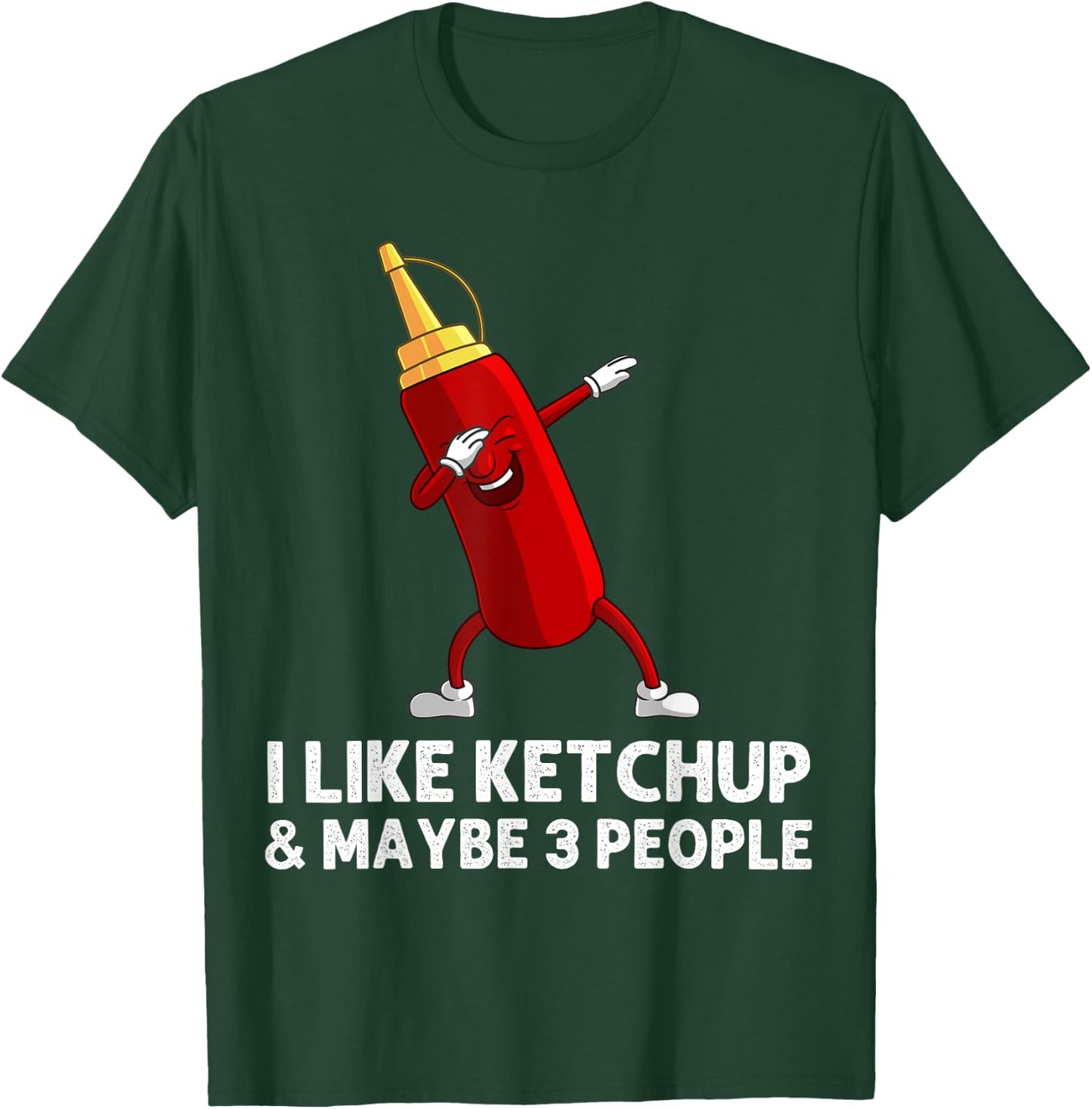 Funny Ketchup Gift Women Ketchup Merchandise Tomato T-Shirt - T-Shirt | Forest