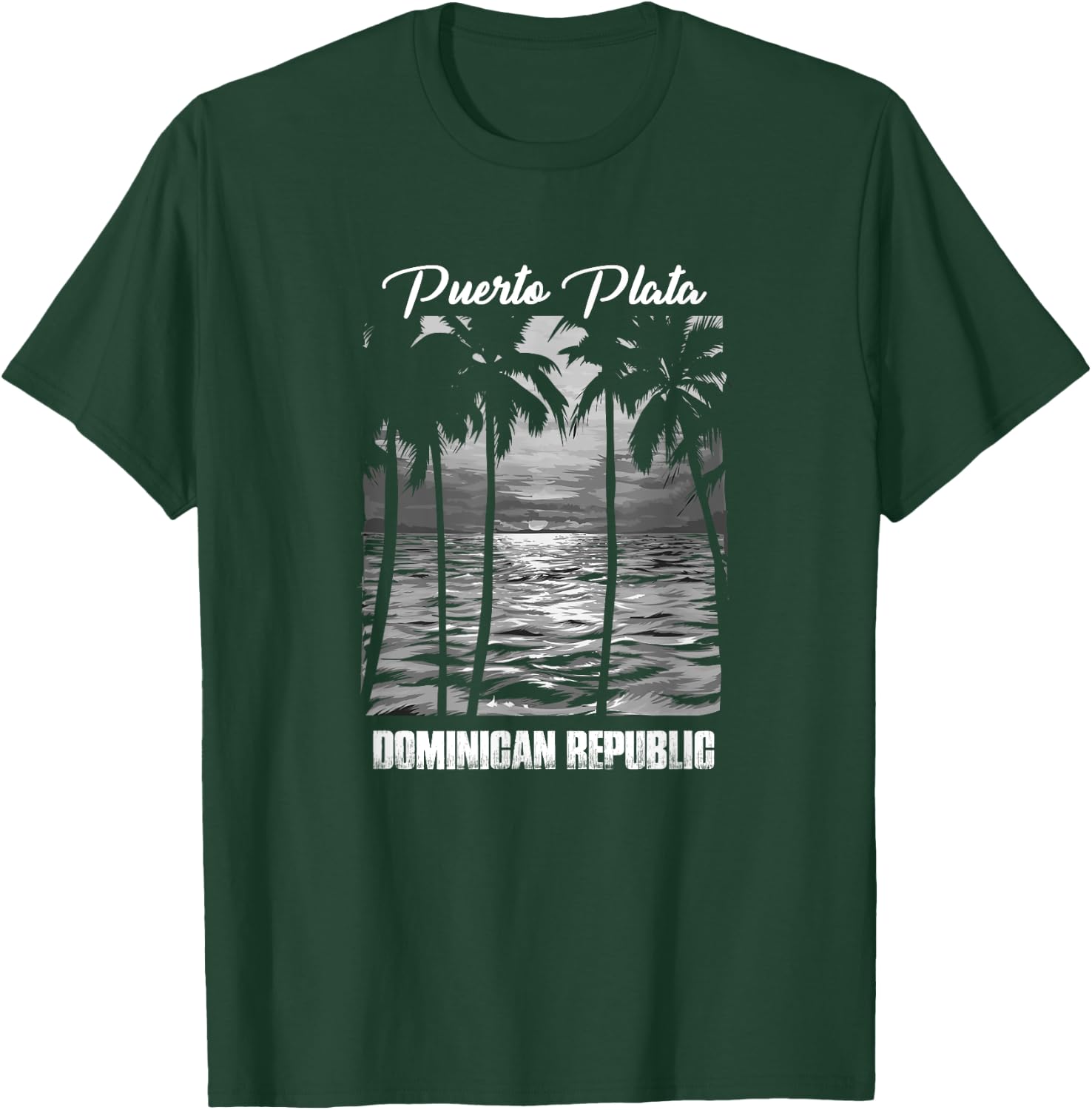 Puerto Plata Souvenir - Dominican Republic Reminder T-Shirt - T-Shirt | Forest