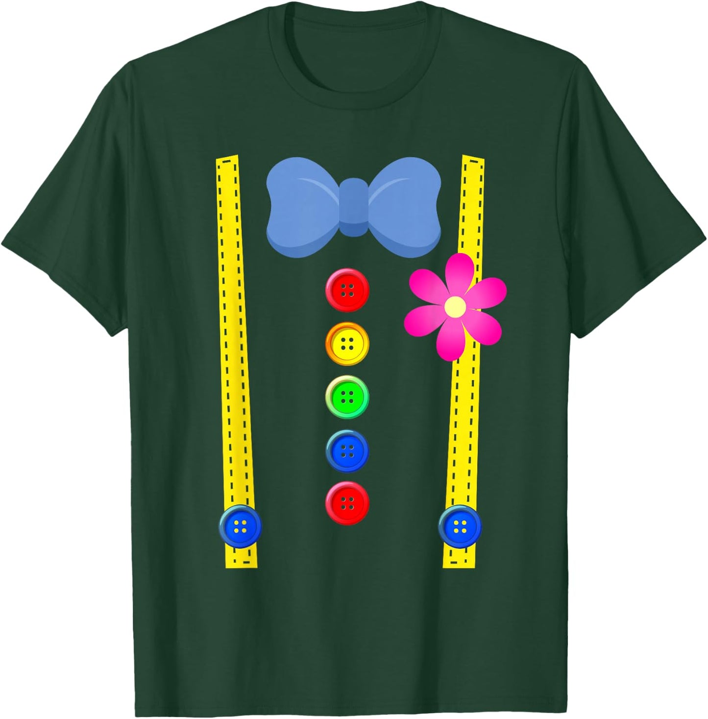 Clown Costume Circus Costume Halloween T-Shirt - T-Shirt | Forest
