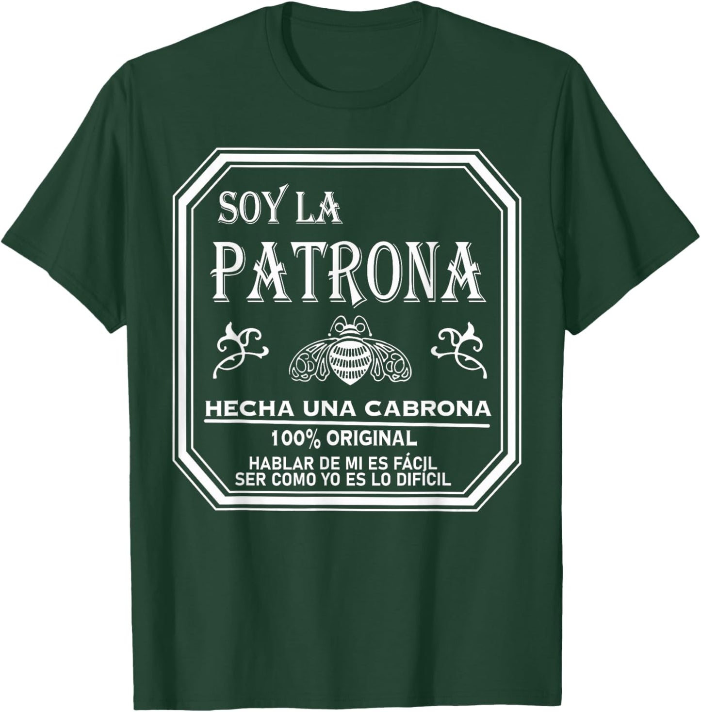Patrona Girl Mujer Latina Feminista Power, Chingona y Jefa T-Shirt - T-Shirt | Forest