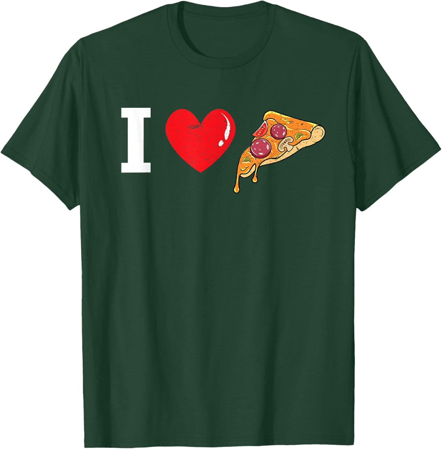 I Heart Pizza I Love Pizza New York Pepperoni Pizza Lover T-Shirt - T-Shirt | Forest