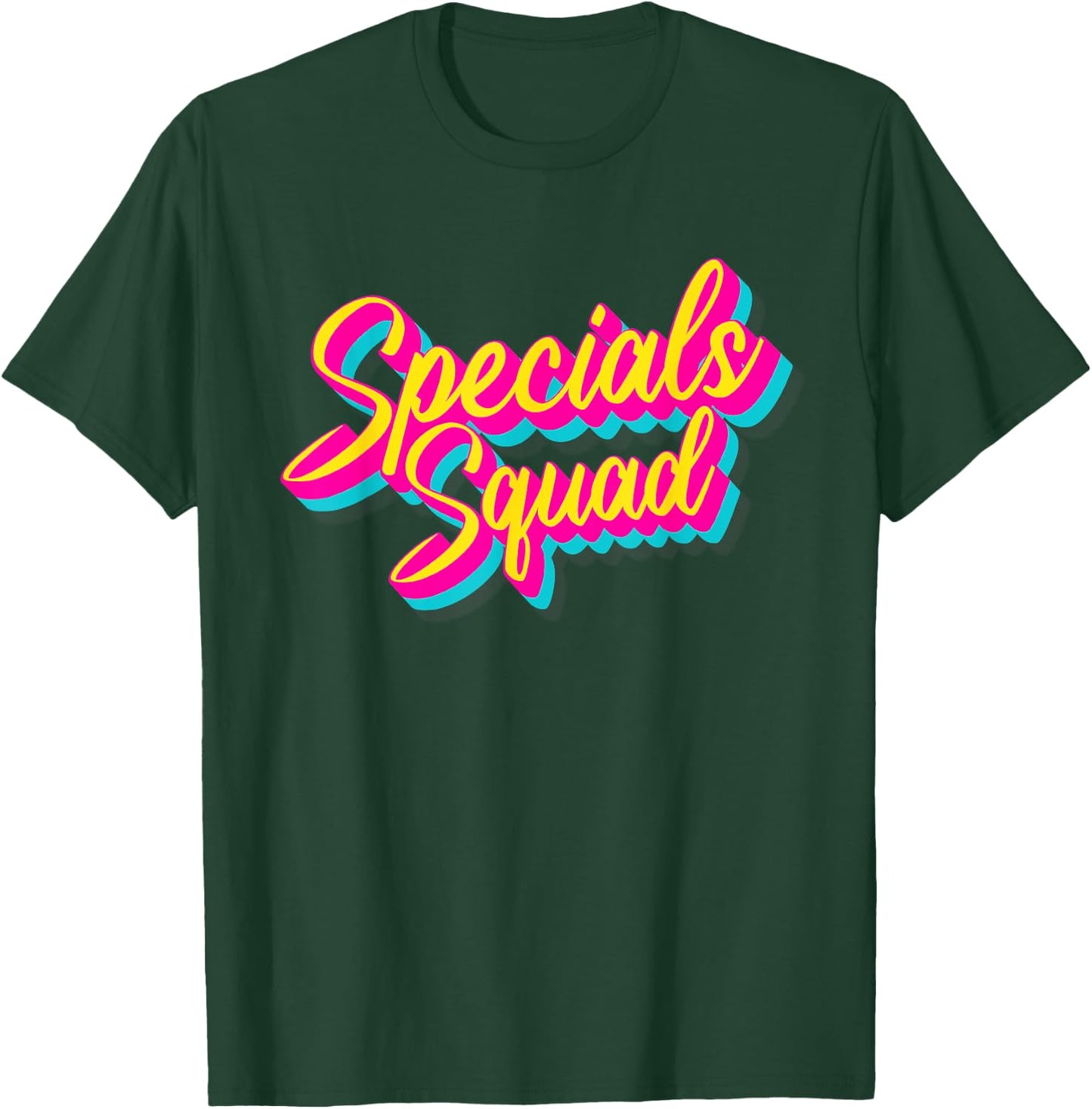 Specials Squad Team Art Music PE Tech Gym Teacher Men Women T-Shirt - T-Shirt | Forest