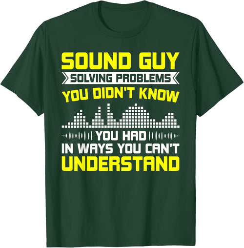 Sound Guy Solving Problems Sound Engineer Sound Guy