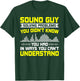Sound Guy Solving Problems Sound Engineer Sound Guy T-Shirt - T-Shirt | Forest